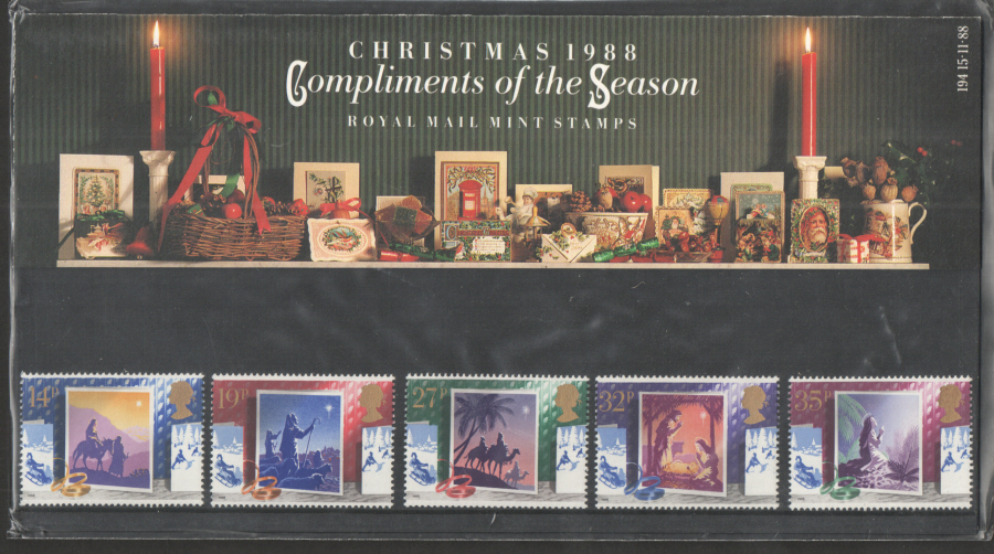 (image for) 1988 Christmas Royal Mail Presentation Pack 194